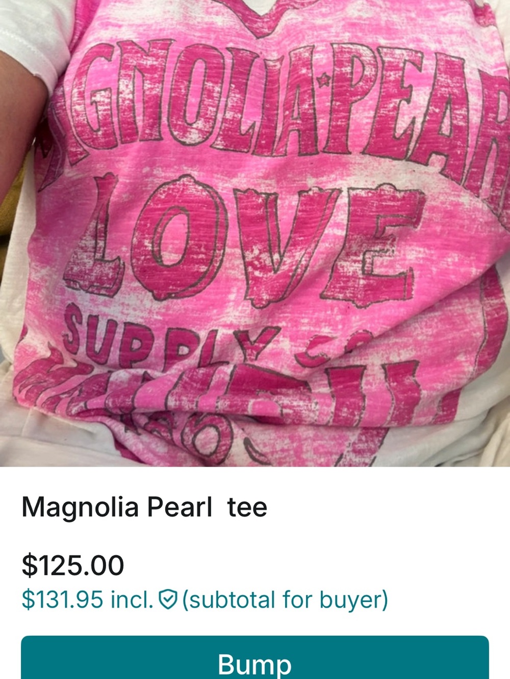 Magnolia Pearl Pink 'LOVE' Graphic Short Sleeve Tee